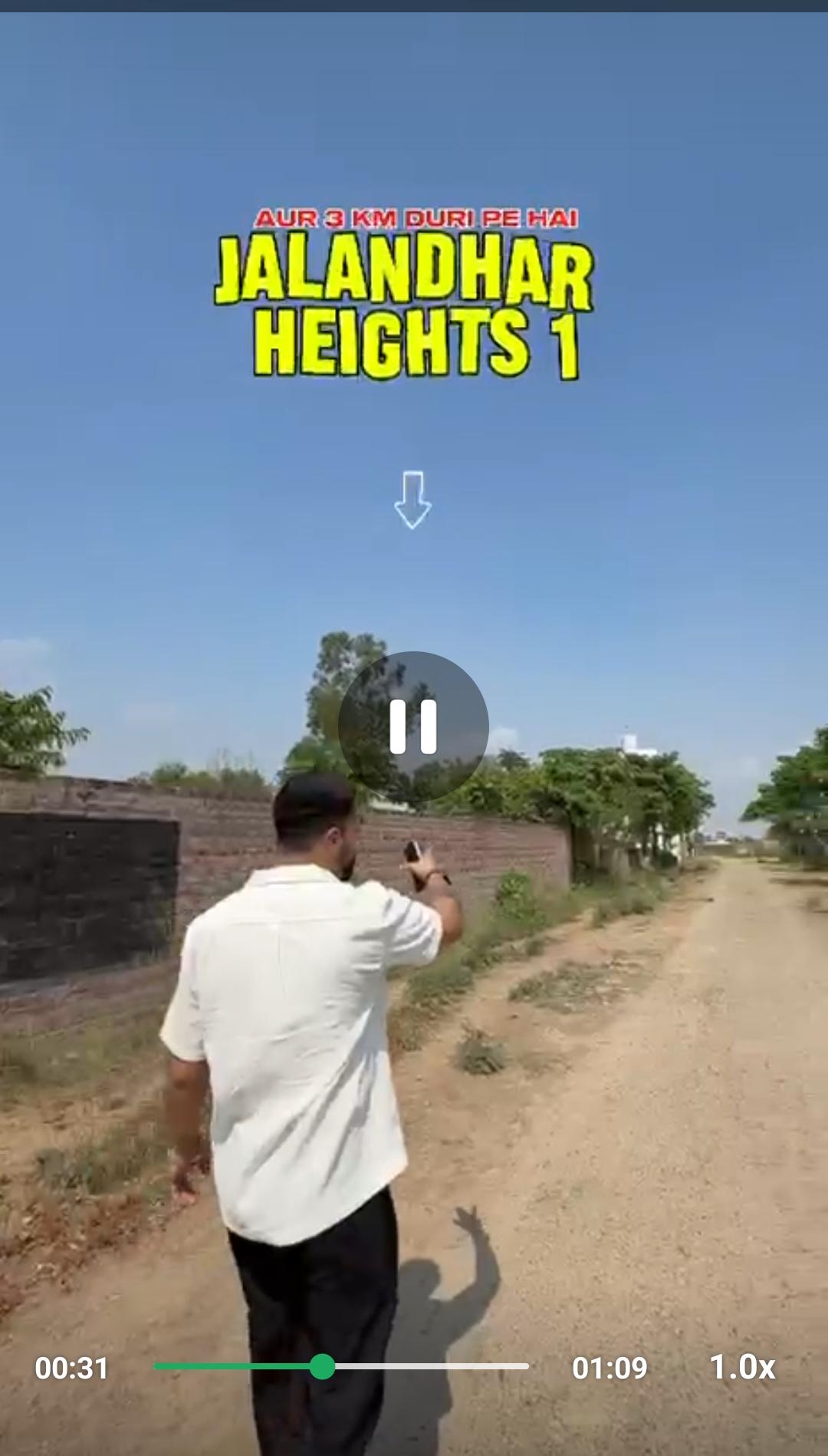 210 marla (191*227 size east face  2 side open ) farmhouse land for sale 1.60 lakhs per marla